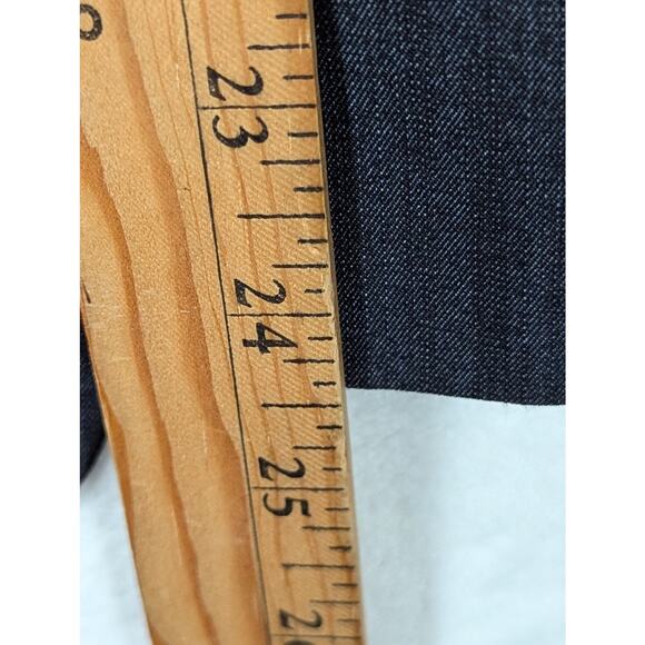Ann Klein Blazer jacket Sz14 Navy and black See description. - Picture 14 of 15